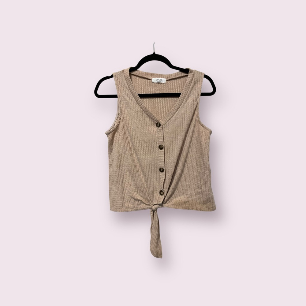 EUC Women's Jolie Beige Tank Top Size M
